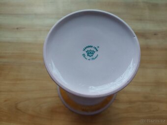 Starý retro porcelán - růžový ČSSR Made in Bohemia - SLEVA - 4