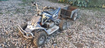 Čtyřkolka 50ccm 2T s vlečkem - 4