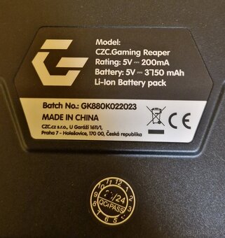 CZC.Gaming Reaper, TTC Red, herní klávesnice, černá - 4