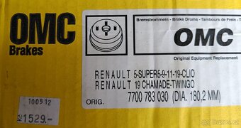 Brzdové bubny Renault - 4