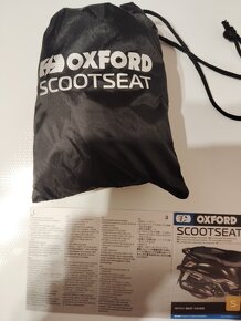 Plachta na sedlo motocyklu zn.Oxford Scootseat (vel.S) - 4