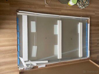 Sprchová zástěna walk-in 120x195 cm s příčnou rozpěrou (nová - 4