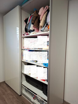 Šatní skříň Ikea - bílá lesk - 4