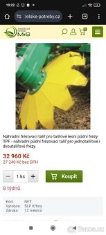 Prodám talířovou půdní frézu TPF 1 - 4