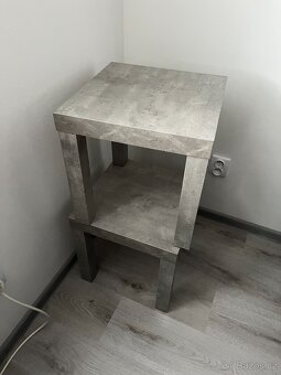 Postel s matrací MUKKE DOUBLE - tmavě šedá, 160x196 cm - 4