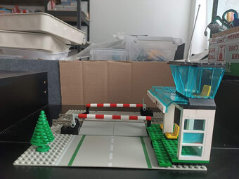 LEGO Train 9V 4532 Manual Level Crossing +návod - 4
