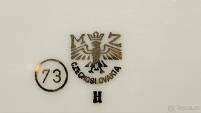 NÁDHERNÝ porcelánový podnos, STARÁ ROLE, 36 cm - 4