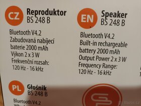 Bluetooth reproduktor GOGEN BS 248B - 4