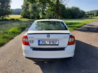 Škoda rapid 1,2 tsi 63kw r.v 2013 naj. 82tis km čr - 4