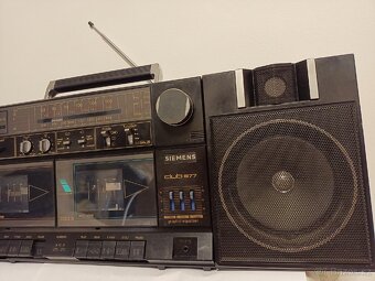 Siemens Club877 radiomagnetofon retro 2 kazeťák - 4