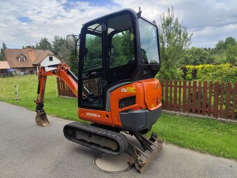 Minibagr Kubota KX016-4, rok 2017, 1950mth, roztah. pásy - 4