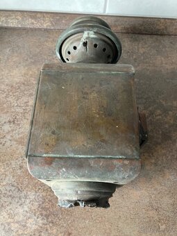 Starožitná lucerna / lampa pro kočáry - 4