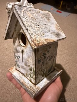 Ručně malovaná ptačí budka - 4
