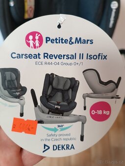 Autosedačka Petite&Mars Reversal II Isofix - 4