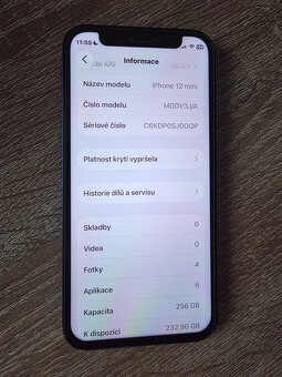 📱 Apple iPhone 12 mini - 256 GB - Modrý - SUPER STAV - 4