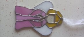 Vitráž anděl - ruční  práce - 4