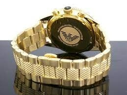 Pánské hodinky Armani Gold Stainless - 4