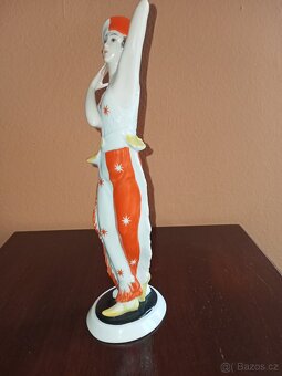 Rarita Porcelánová Tanečnice z.n. ROSENTHAL- ART-DECO 22cm T - 4