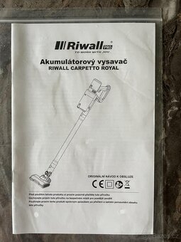 Tyčový vysavač Riwall,Pro Carpetto Royal 400 W, nový, - 4