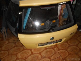 prodam dvere na skoda fabia 1 zluta - 4