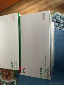 Sterilní čtverce 5x5cm po 100kusech x6 krabic/za 120Kč vše/ - 4