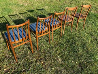 židle staré židle dřevěné židle ton  retro nábytek židle - 4