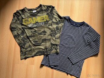 4x triko dl. rukáv vel. 134/140 - 4