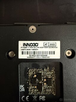 grafická karta RTX 3060 TI 8GB - 4