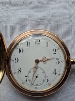 Zlaté kapesní hodinky IWC - 4