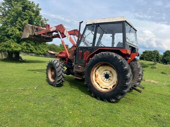Zetor 7245 s čelním nakladačem s SPZ - 4