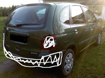 Různé, zbylé díly Renault Scenic r.v 1999 - 2003 - 4