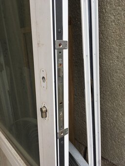 Dvere hliníkové prosklené 100x210 - 4