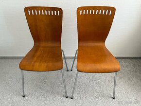 Dřevěné židle - 4 kusy - 4