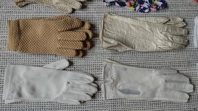 Retro vintage dámské rukavičky vel. S, 49 Kč za kus - 4