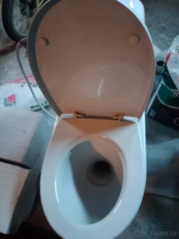 Zánovní záchod, wc cersanit, plně funkční - 4