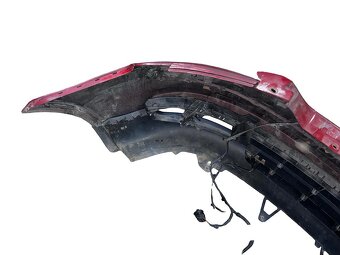 Přední nárazník vínová metalíza LA3W VW Caddy 2K r.v. 2008 - 4