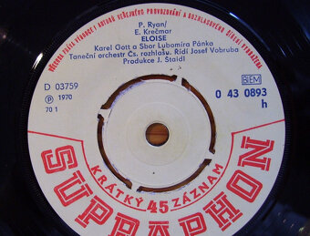 SP deska K.Gott 1970 - Eloise/1/ - 4