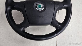 Kožený volat Škoda Octavia 2 včetně airbagu - 4