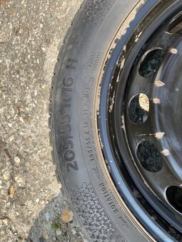 Zimní sada plechových disků včetně pneu Nokian a Continental - 4