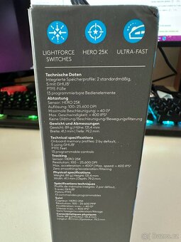 Logitech G502 X - drátová myš - 4