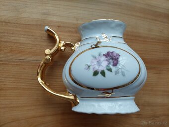 Retro stará lázeňská sada 2 hrnečky a soška - SLEVA - 4