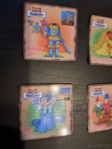 Magnetky ,,Kostíci" ,,Svačinka " Hrady a Zámky - 4