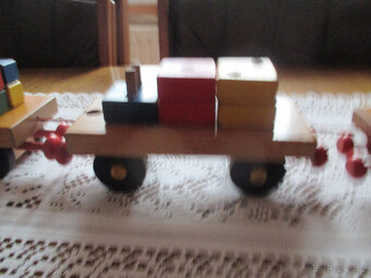 Retro dřevěný vláček - 4