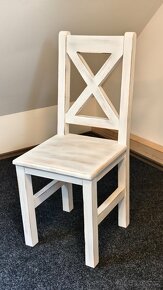 Masivní židle v patině - 4