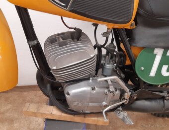 ČZ 250 typ 980.4 r.v. 1972 žluťák, kros motocross - 4