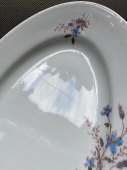 Starožitný porcelánový tác 19. století, Dalovice - 4