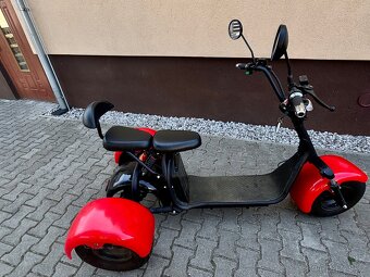 Elektrická tříkolka- červená - 4