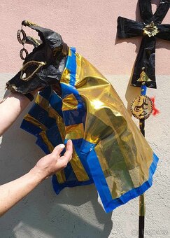 Karnevalové masky Anubis a Bastet - 4