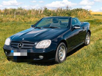 Černý Mercedes Benz SLK Cabrio 2,3i Kompresor 6q 200koni,r18 - 4