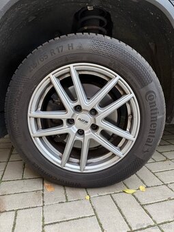 Alu 5x115 na zimních gumách. - 4